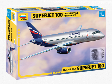 Superjet 100 региональный пассажирский авиалайнер.7009