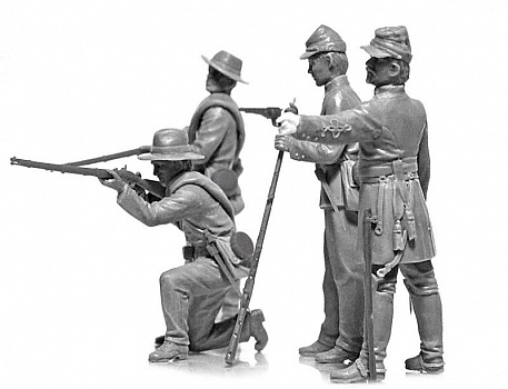 Американская гражданская война конфедеративная пехота/35021