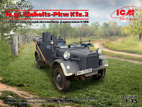 le.gl.Einheits-Pkw Kfz.2 Германский легкий автомобиль радиосвязи/35583