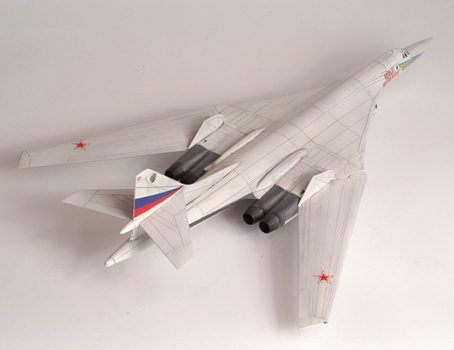 Ту-160 российский сверхзвуковой стратегический бомбардировщик.7002