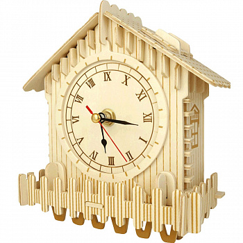 Сборная деревянная модель Интерьерные часы /003