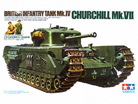 Английский тяжелый пехотный танк Mk.IV Churchill Mk.VII (1:35)/35210