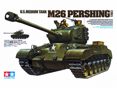Американский cредний танк М26 Pershing (Т26Е3) с 90мм пушкой (1:35)/35254