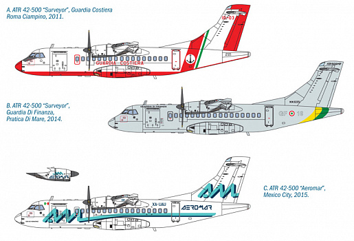 Модель самолета ATR 42-500/1801