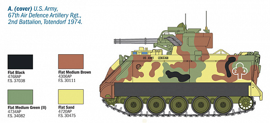 Модель танка VADS M163/6560
