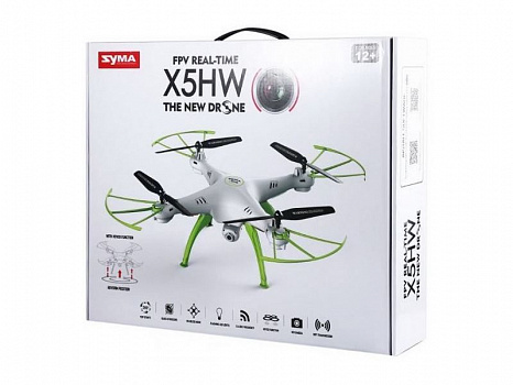 Syma X5HW с FPV трансляцией Wi-Fi, барометр 2.4G RTF/X5HW