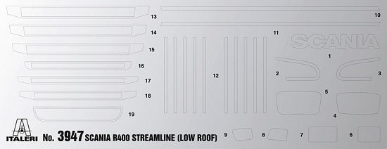 SCANIA R400 STREAMLINE Flat Roof (1:24)/3947