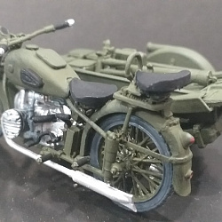 Мотоцикл М-72 с минометом