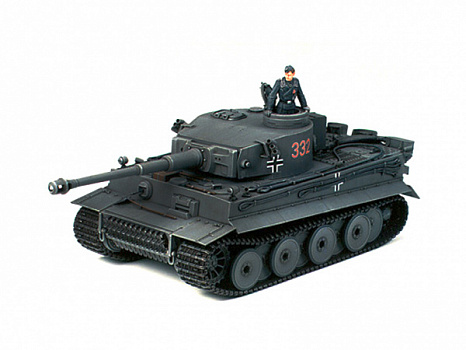 Немецкий тяжёлый танк Tiger I (ранняя версия) с 1 фигурой (1:35)/35216