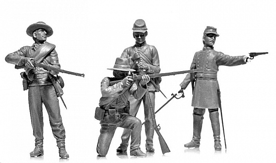 Американская гражданская война конфедеративная пехота/35021
