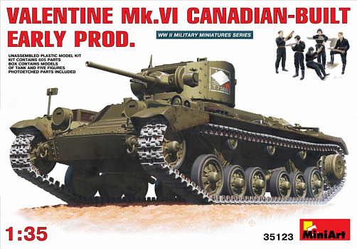 Валентайн Mk VI, канадский вариант ранняя версия/35123